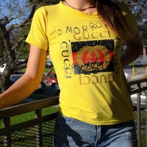 GUCCI SHIRT (YELLOW)